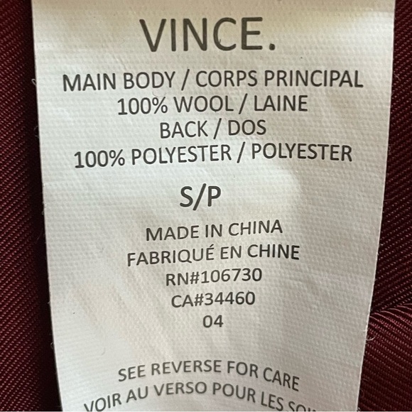 Vince | Red Mixed Media Sweater Dress New - Picture 9 of 10